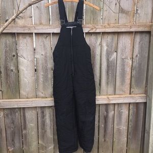 Kids black snow pants